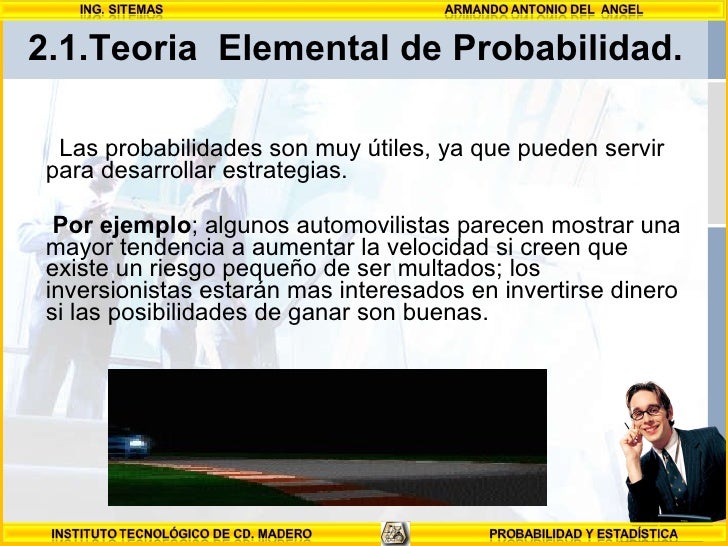 2.1. teoria elemental de la probabilidad