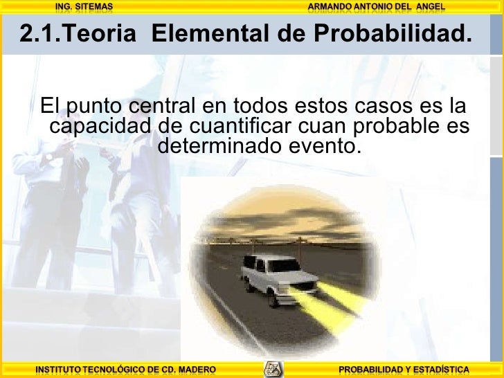 2.1. teoria elemental de la probabilidad
