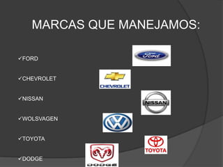 MARCAS QUE MANEJAMOS: ,[object Object]