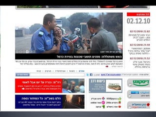 שריפת הענק בכרמל  התנהלות הרשויות והאתרים השונים ברשת