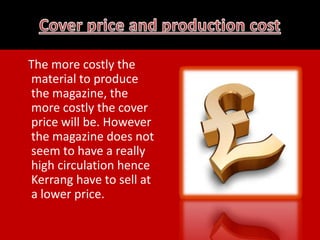 Photo librariesThese are images that do not belong to the magazines itself and are brought of another agency, in order to make cost cheaper and have a verity of different contents in the magazine. 