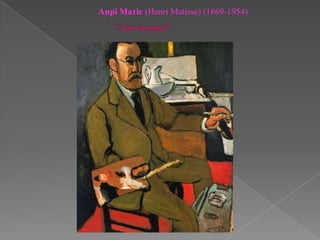 “Автопортрет”АнріМатіс (HenriMatisse) (1869-1954)