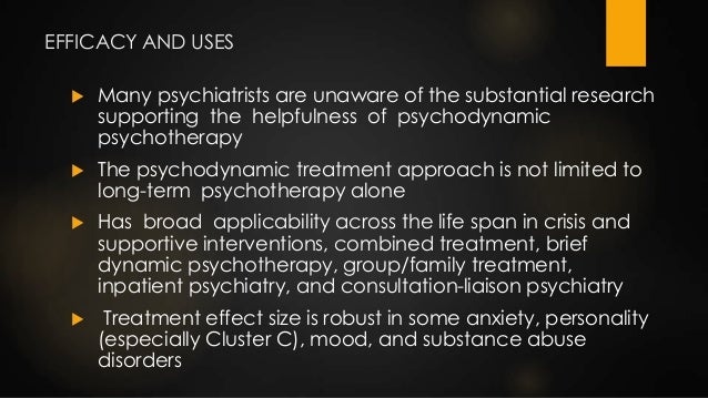 Objectives Of Psychodynamic Psychotherapy