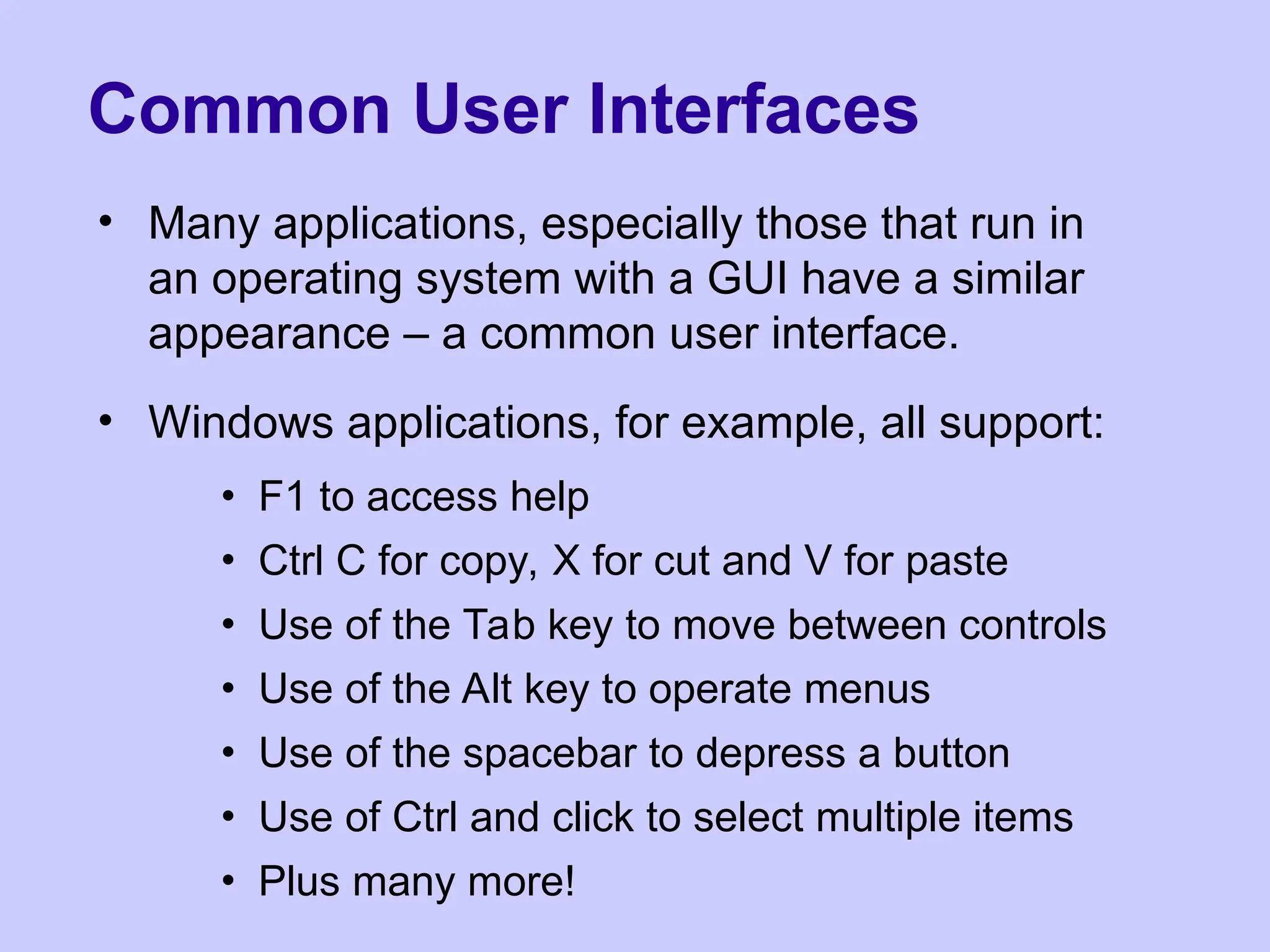 2-10 User Interfaces.ppt for educational | PPT
