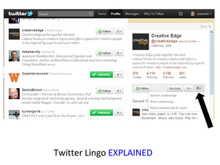 Twitter Lingo  EXPLAINED 