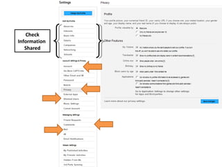 Check Information  Shared 