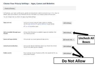 Do Not Allow Uncheck All Boxes 