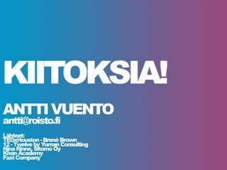 Oppimisympäristöt ja identiteetti - DCL2011