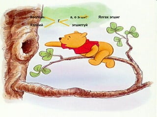 Бага сага Тогос шувуу Буга согоо Уужим талбай  “ г” авиа яаж хэлэгдэж байна вэ?  