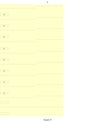 6




a




a




b




b




b




a




a




a




    Хуудас 27
 