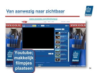  Maak uw Youtube kanaal aan: www.youtube.com