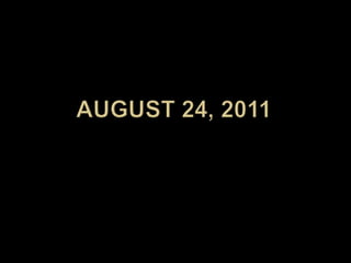 August 24, 2011 