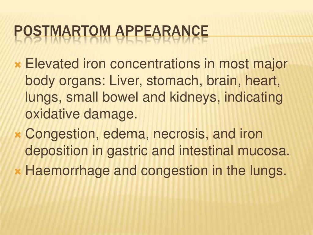 Iron Poisoning