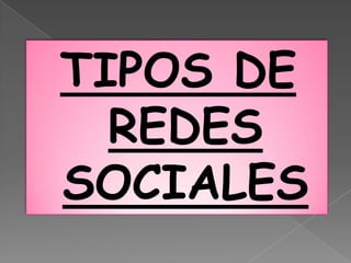 LAS REDES SOCIALES | PPT