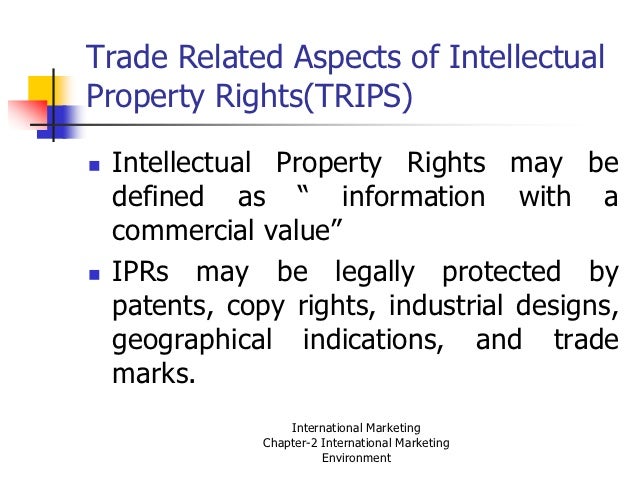 Investment Agreement Intellectual Property As Defined In Trips Investment Agreement Intellectual Property As Defined In Trips