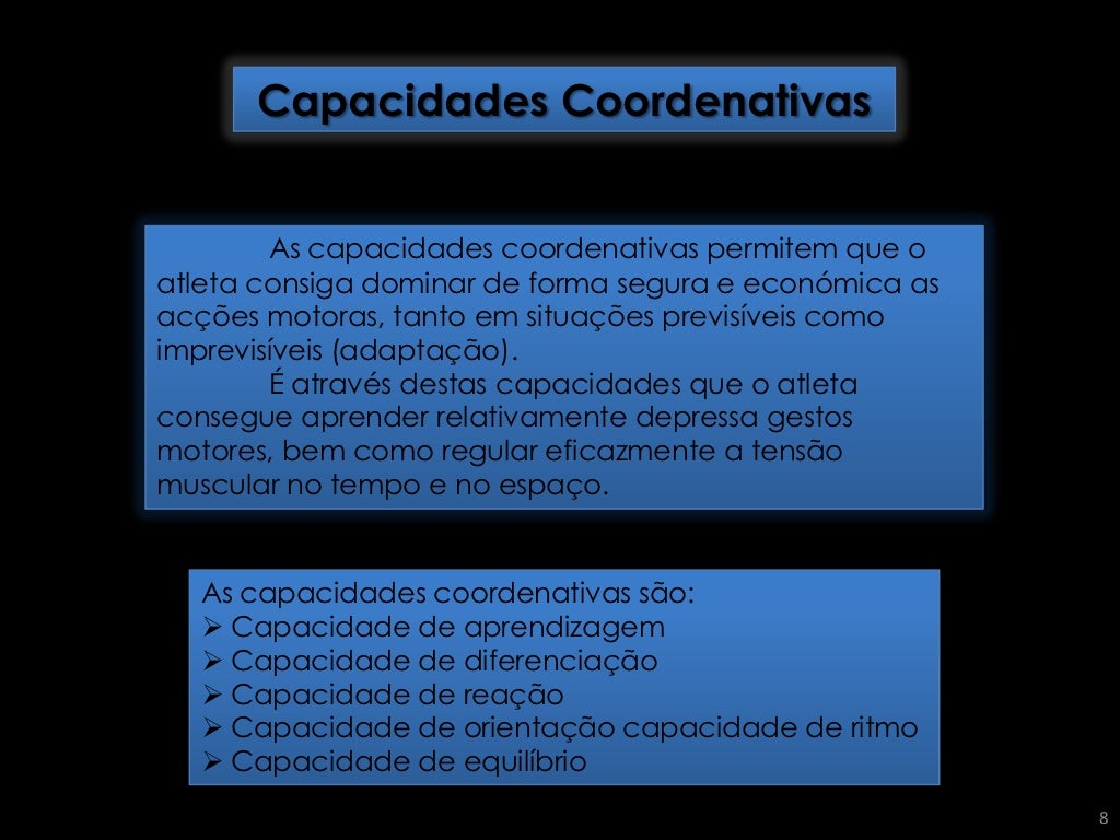 Ao Ler A Definição De Capacidade Coordenativas