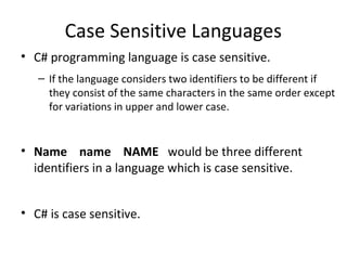 C# Fundamental | PPT