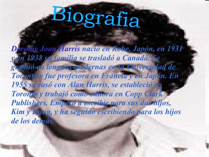 Biografia de Dorothy Joan Harris