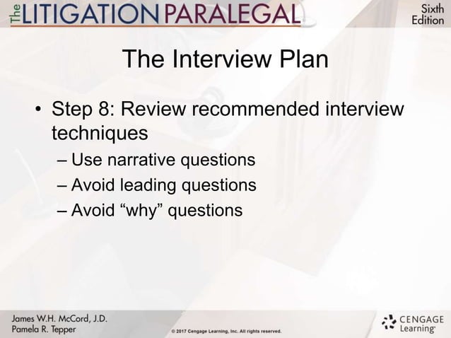 Paralegal Power Break: Client Interview Techniques | PPT