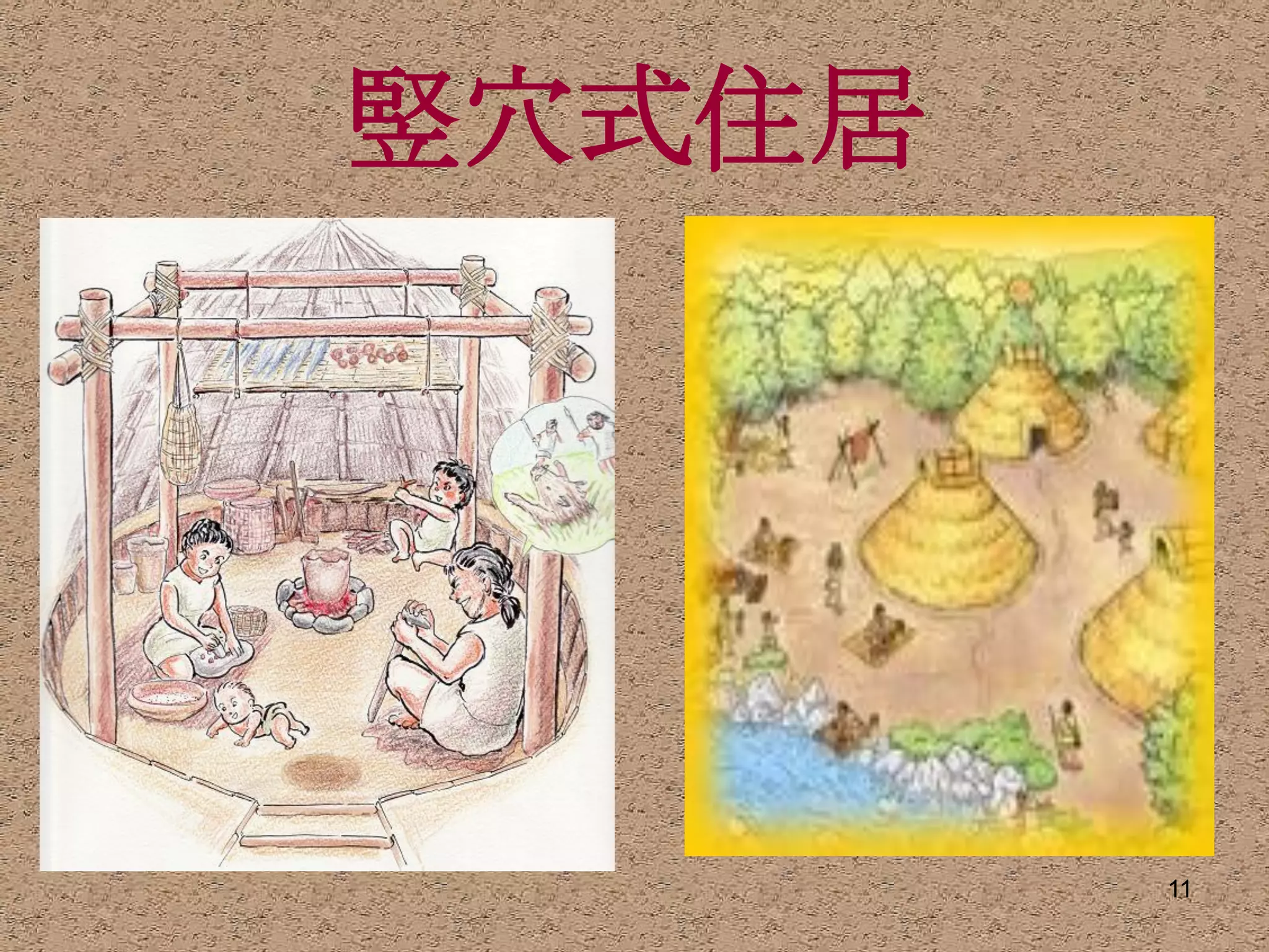 竪穴式住居




        11
 