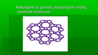 Κοσμήματα με χάντρες σχηματίζουν επίσης
 κανονικά πολύγωνα
 