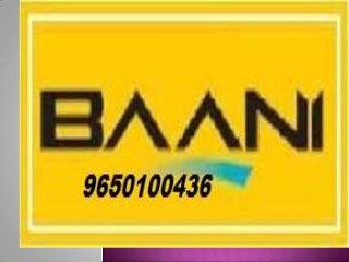 9650100436 Baani Center Point Gurgaon - Good Oportunity