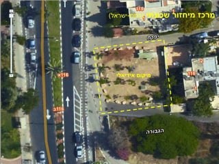 ‫שכונתי‬ ‫מיחזור‬ ‫מרכז‬(‫)רמת-ישראל‬
‫אידיאלי‬ ‫מיקום‬
 