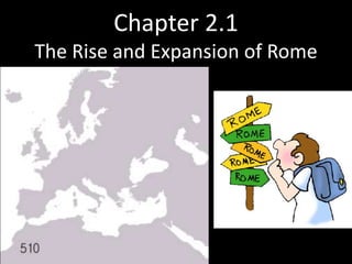 Chapter 2.1
The Rise and Expansion of Rome
 