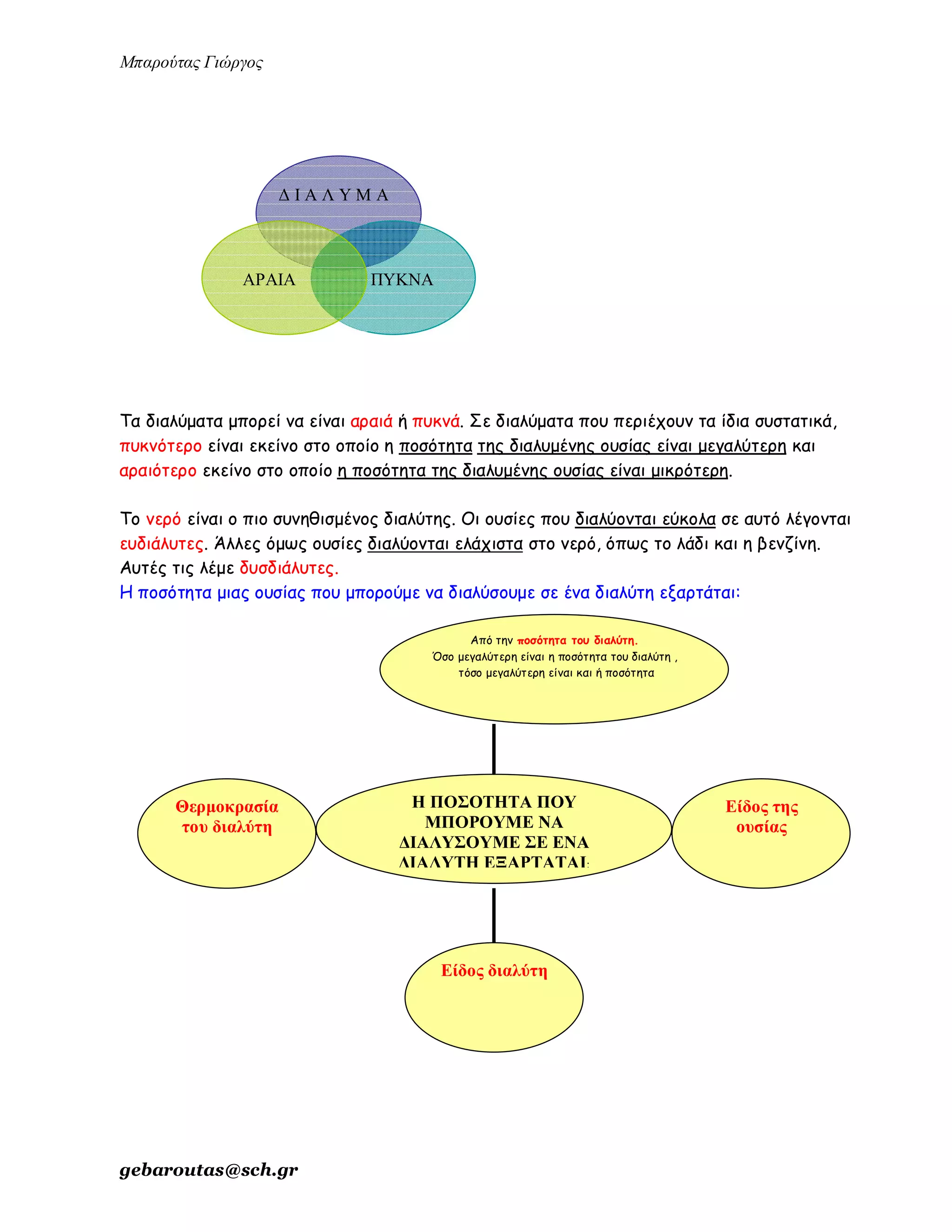 ενότητα 2η (μίγματα)