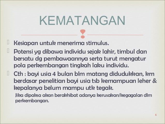 Perkembangan Peserta Didik - Perkembangan dan Pertumbuhan
