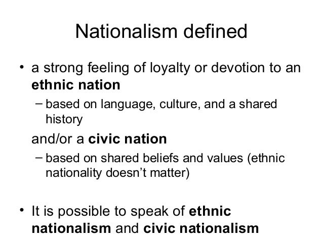 4200 Koleksi Civic Nationalism Example Gratis Terbaik
