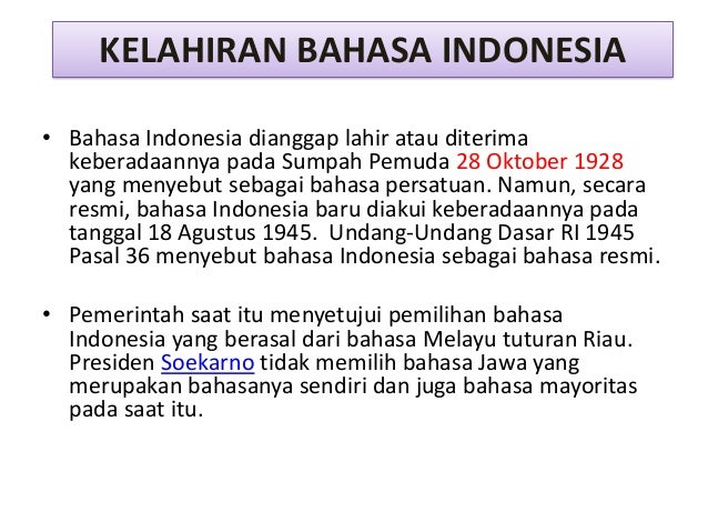 2. sejarah bahasa indonesia