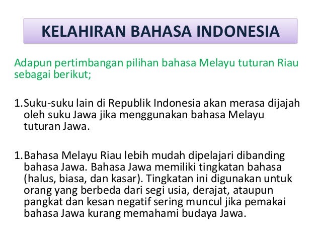 2. sejarah bahasa indonesia
