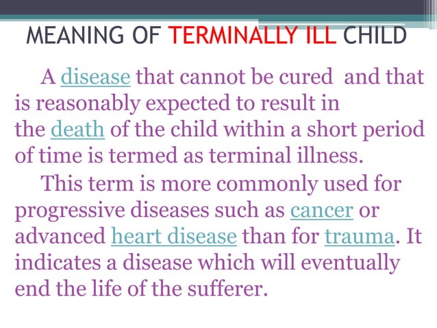 Terminal Illness And Death
