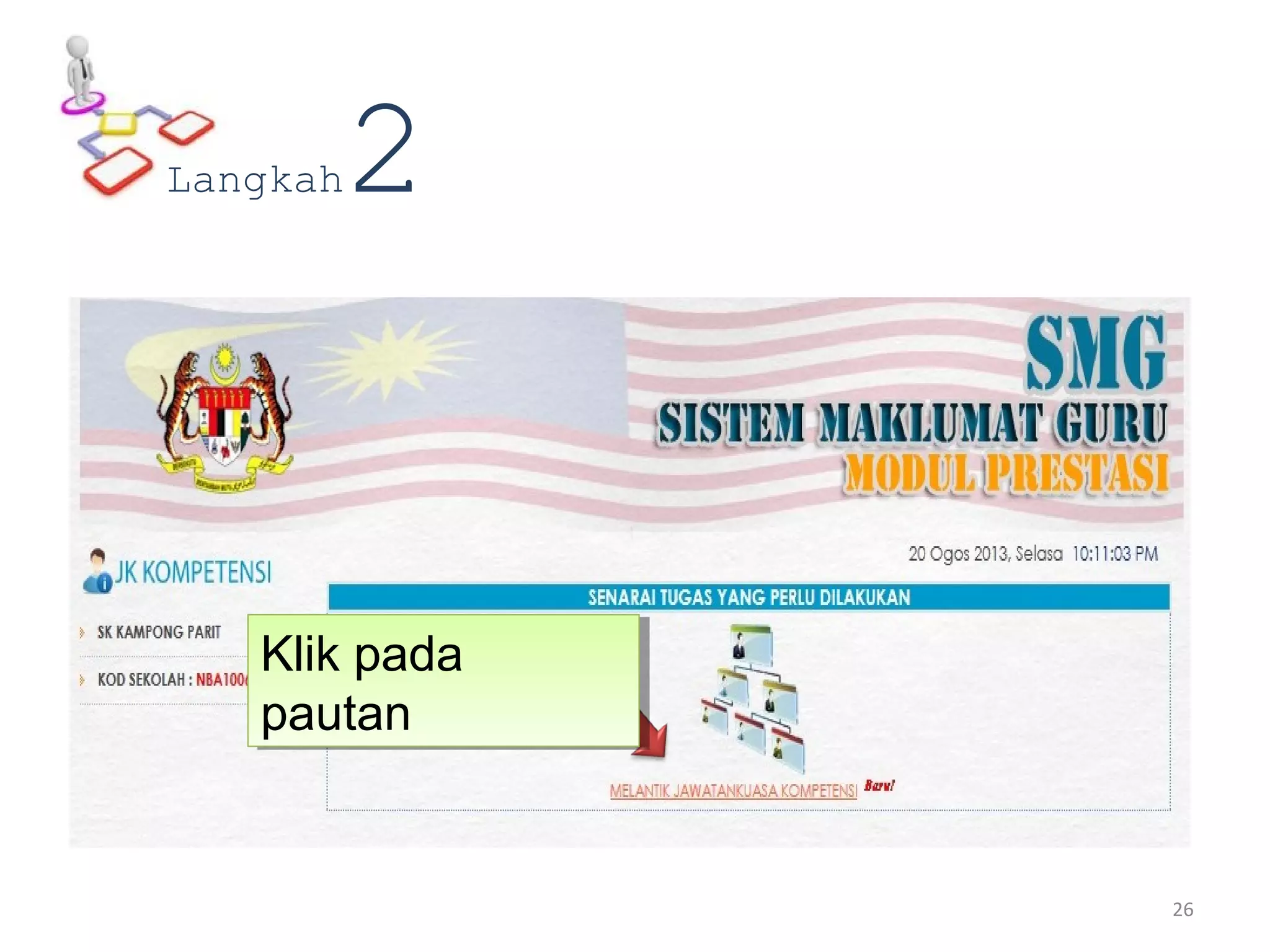 Langkah2
Klik pada
pautan
Klik pada
pautan
26
 