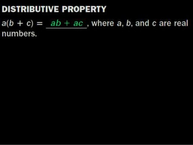2 5 Reason Using Properties From Algebra