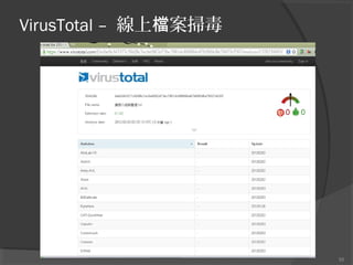 VirusTotal C ϙn߶

55

 