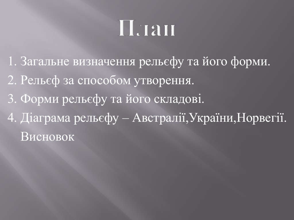 Рельєф