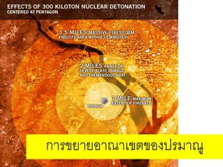 การขยายอาณาเขตของปรมาณู

 