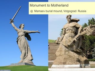 Monument to Motherland
@ Mamaev burial mound, Volgograd Russia

 