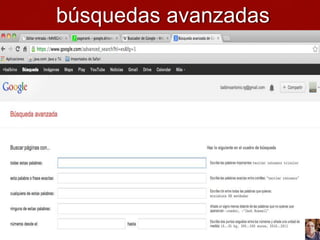 búsquedas avanzadas

 