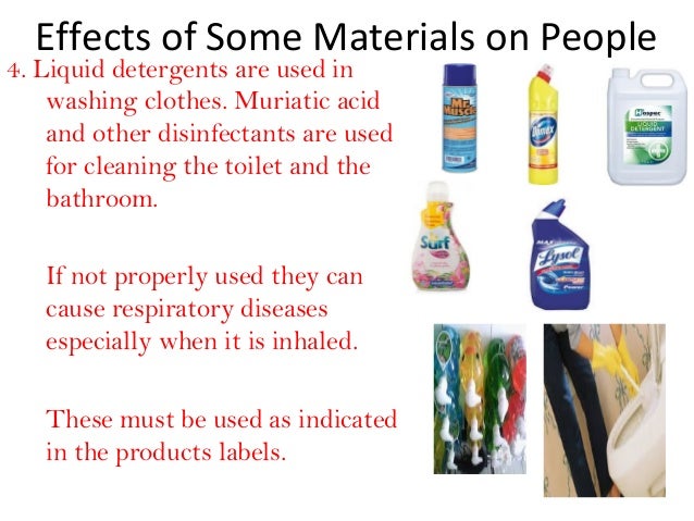 Laundry Detergents' Harmful Side Effects for Humans