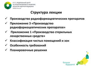 Требования К Производству РФП. Лекция 2, Бочагин Ф.С. | PPT