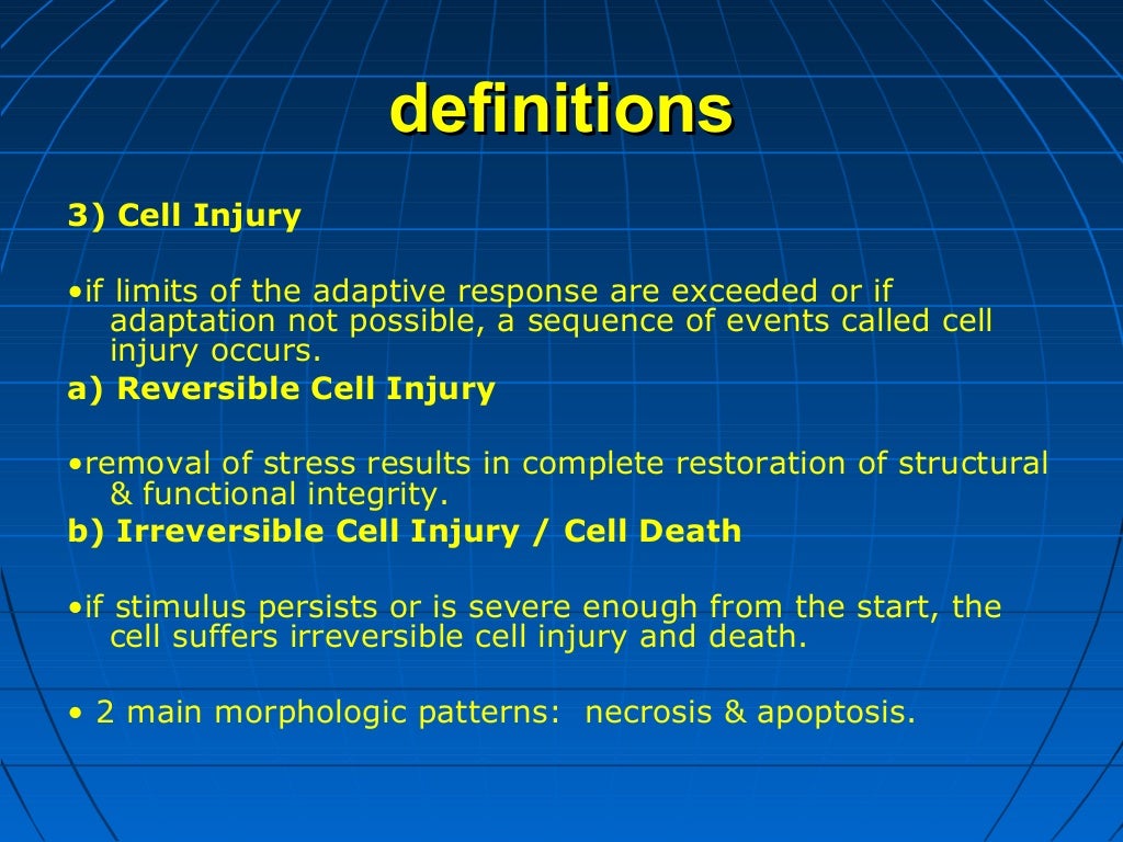 cell injury