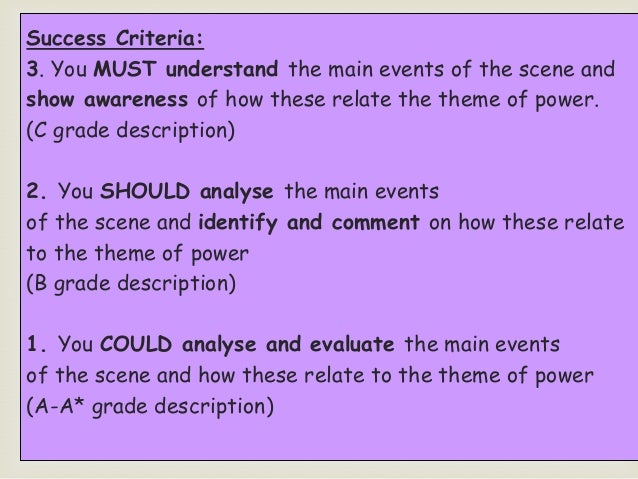 Tempest essay power