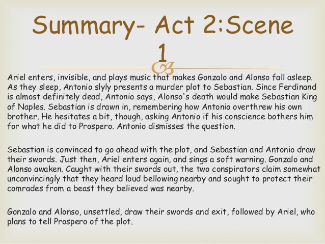Act 1 scene 2 summary