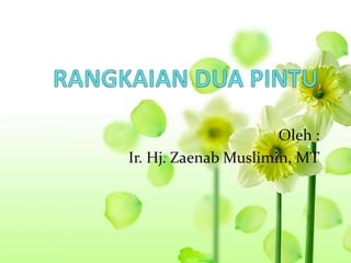 Oleh :
Ir. Hj. Zaenab Muslimin, MT

 