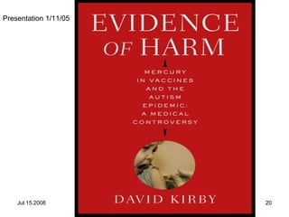 Presentation 1/11/05

Jul.15.2008

Louis LEE,M.D., H.M.D., N.M.D.,M.B.A.

20

 