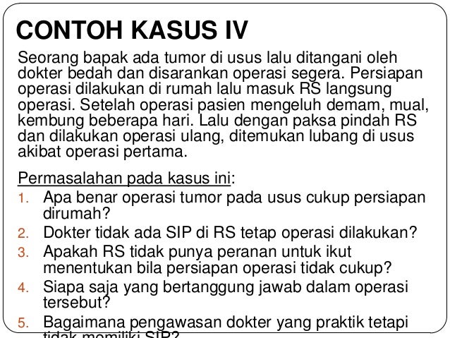 PENEGAKAN DISIPLIN KEDOKTERAN OLEH MKDKI & CONTOH KASUS