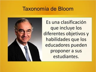 Taxonomía de Bloom

 
